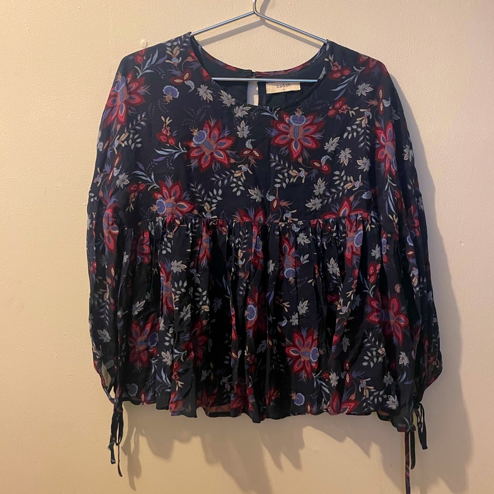 Ba&sh Bea floral blouse size Small